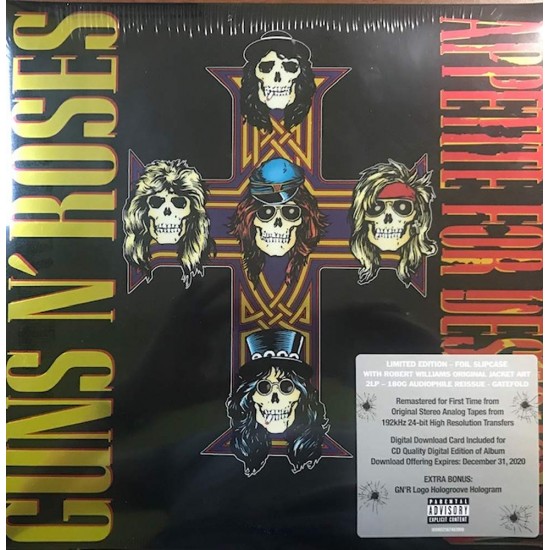 Пластинка Guns N' Roses Appetite for Destructon ( 2 LP )